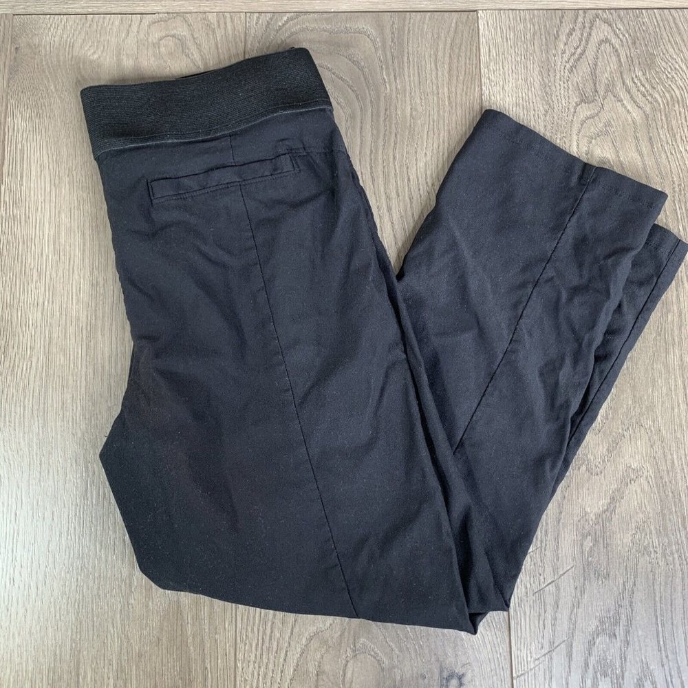 Women's Simply Vera Wang High Rise Heavyweight Cotton Leggings Size Sm Black - Picture 1 of 7